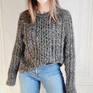 Marc Jacobs Sparkle Cable Knit Wool Sweater